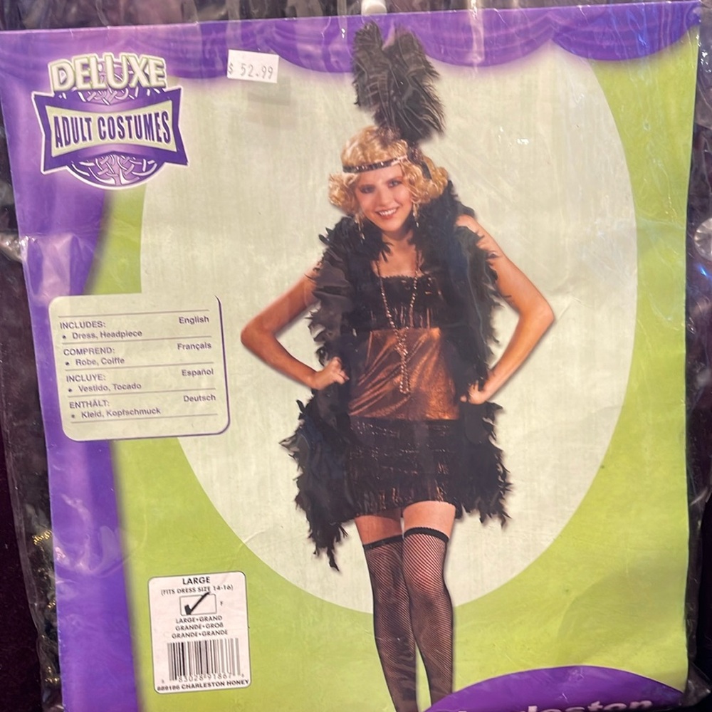 Charleston Honey Large Flapper costume
